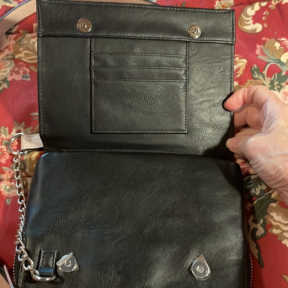 💗Steve Madden NWOT Blush Cream/Chain Crossbody - Picture 5 of 10